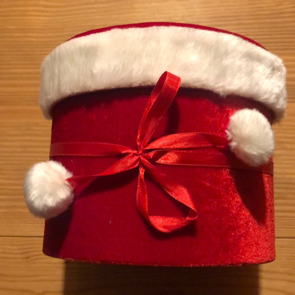 HoHoHo! Adorable Santa suit storage or gift box